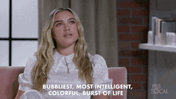 Florence Pugh Little Women Oscars Bubbliest GIF