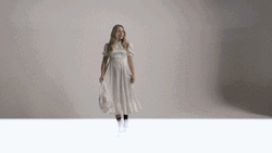 Florence Pugh Little Women Oscars Photoshoot GIF