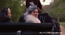 Florence Pugh Look Back Amy GIF