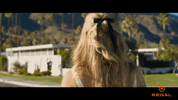 Florence Pugh Turn Around Reaction Regal GIF