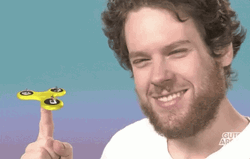Florentin Will Playing Fidget Spinner GIF