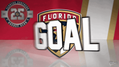 Florida Goal Logo In Front Of Flag GIF