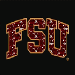 Florida State Glittering Font GIF