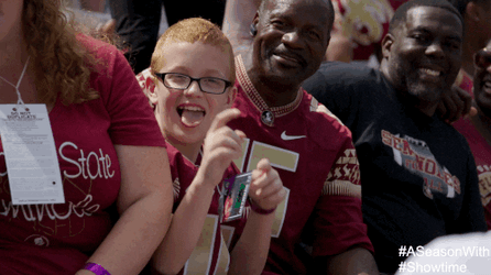 Florida State Little Boy Guns Motion To The Camera GIF