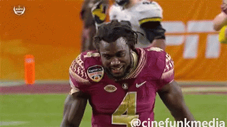 Florida State Running Happily GIF