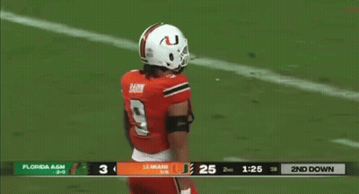 Florida Vs Miami Football Game GIF