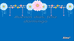 Flower Arts Feliz Domingo GIF