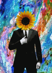 Flower Man In Suit
