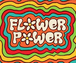 Flower Power Hippie GIF