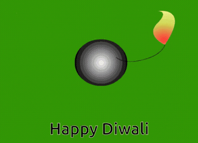 Flower With Happy Diwali GIF