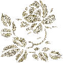 Flower With Leaves Sticker