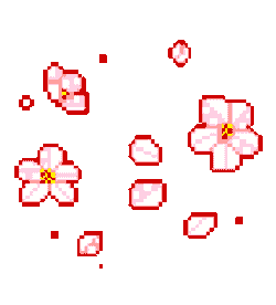 Flowers Cherryblossom Pink Gif Png Cute Sticker GIF