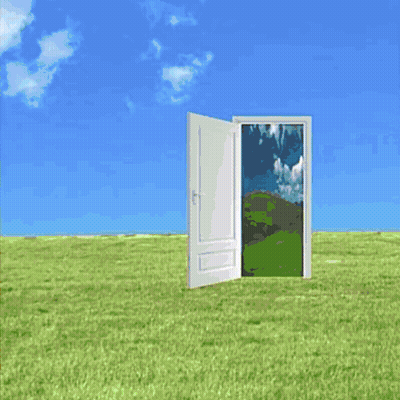 Flowers In Field With Pink Flower GIF