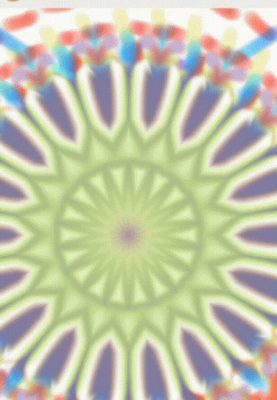 Flowers Painting Saying Good Morning GIF
