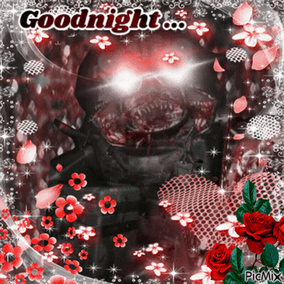 Flowers Saying Goodnight GIF