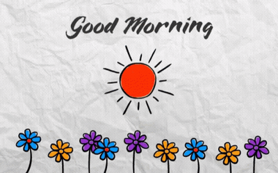 Flowers With Good Morning GIF