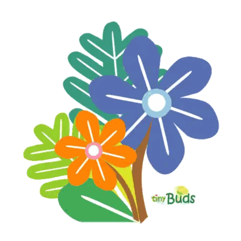 Flowers With Tiny Buds Sticker