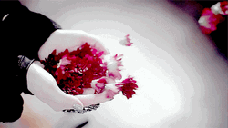 Flowing Tumblr Flower From The Palm GIF