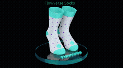 Flowverse Socks GIF