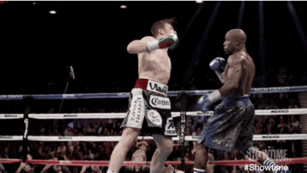 Floyd Mayweather Dodging Punch GIF