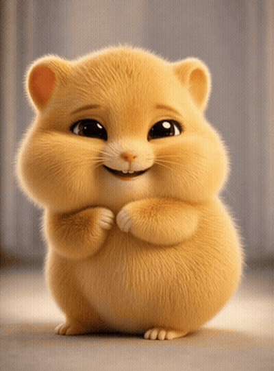 Fluffy Kitten Sitting Next To Steaming Coffee Cup GIF