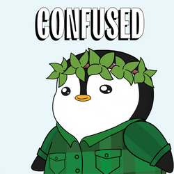 Flustered Pudgy Penguin GIF