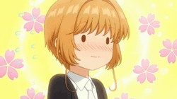 Flustered Sakura Kinomoto Cardcaptor GIF
