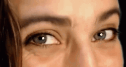 Fluttering Eyebrows Close Up GIF