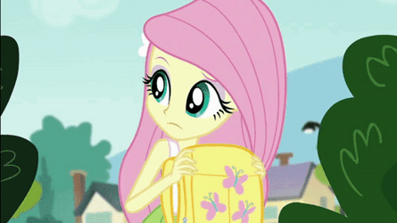 Fluttershy Giving Cuddles GIF