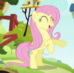 Fluttershy Having A Good Time GIF