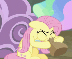 Fluttershy Hyperventilating GIF