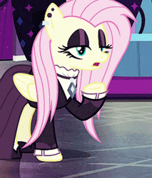 Fluttershy In A Dark Aura GIF