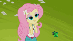 Fluttershy In Human Form GIF