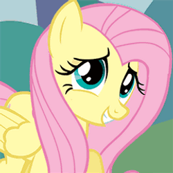 Fluttershy Looking Confused GIF
