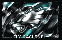 Fly Eagles Fly Waving Flag GIF