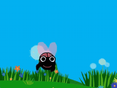 Fly With Big Eyes And Smiling Face GIF