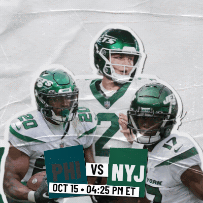 Flyer For Jets Vs NYJ Football Game GIF