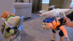 Flying Baby Drone GIF