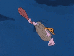 Flying Captain Caveman GIF