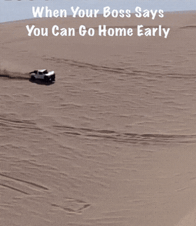 Flying Car Boss Says Go Home Early Me GIF
