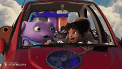 Flying Car Carrying Oh And Gratuity Tucci Home GIF