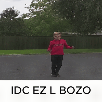 Flying Cartoon Character Saying Uhhhgh Idc Shakes My Butt GIF