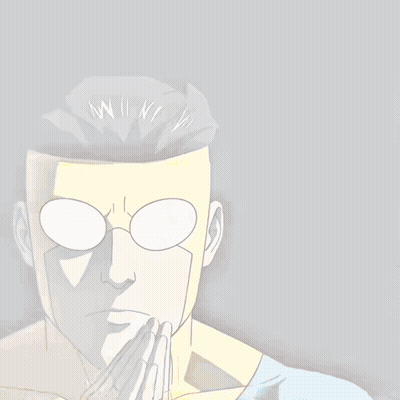Flying Comic Character In Blue And Yellow Suit GIF