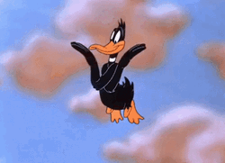 Flying Daffy Duck GIF
