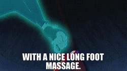 Flying Ghost Wishing For A Nice Foot Massage GIF