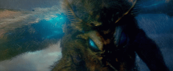Flying Giant Mothra GIF