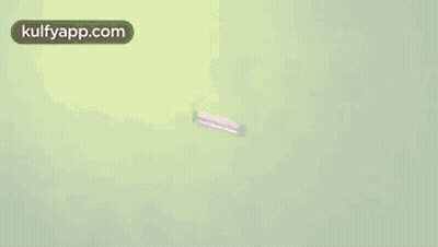 Flying Light Bulbs On Green Background GIF