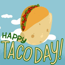 Flying Taco Tuesday GIF