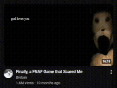 FNaF Game 1.6M Views In 10 Months GIF