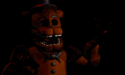 Fnaf Jumpscare Freddy Fazbear Thinking GIF